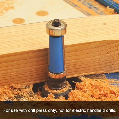 Router Bit 1/2" Shank 1/2" Cut Dia 3" Depth Flush Trim Bit Bearing HSS Milling - Picture 4 of 4