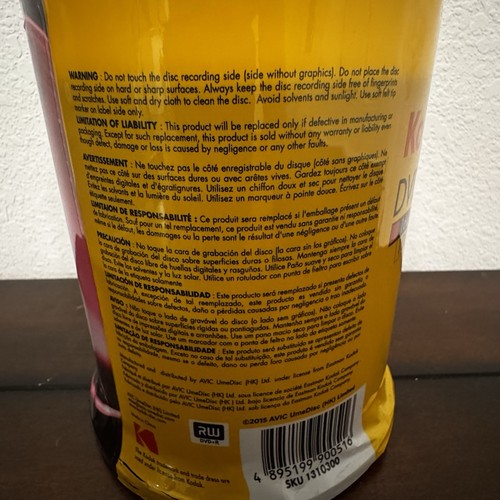 KODAK DVD-R 16X 4.7Gb 120min *100 pack *NEW. Read Discription - Picture 2 of 6