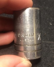 Vintage Proto 5/8" Socket 1/2" Drive 12 Points No. 5420 USA Nice!