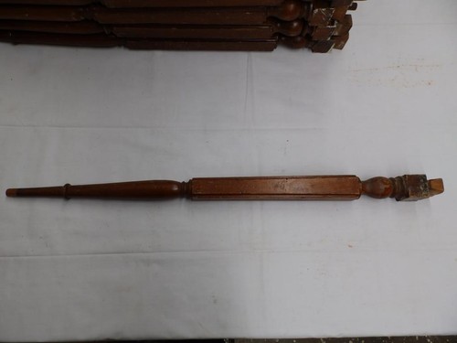 One Antique Victorian Turned Pine Stair Spindle Baluster Table Legs 3150-14