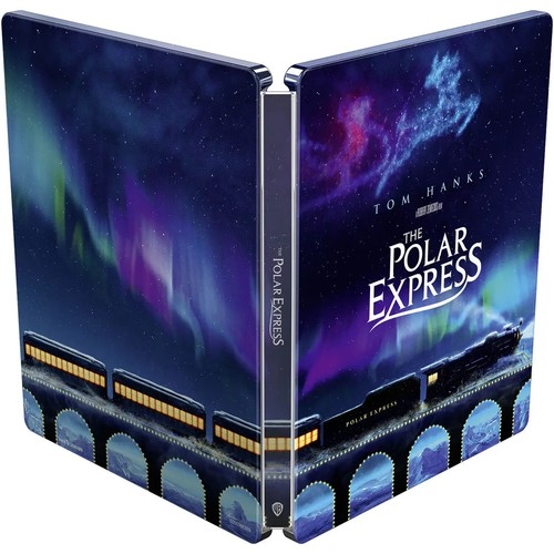 New & Sealed EU Import The Polar Express 4K Steelbook Blu-ray - Picture 3 of 7
