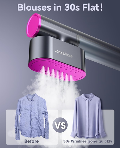 Travel Steamer for Clothes,100-220V Portable Steamer,15S Heat Up,Steamer & Iron - Picture 4 of 7