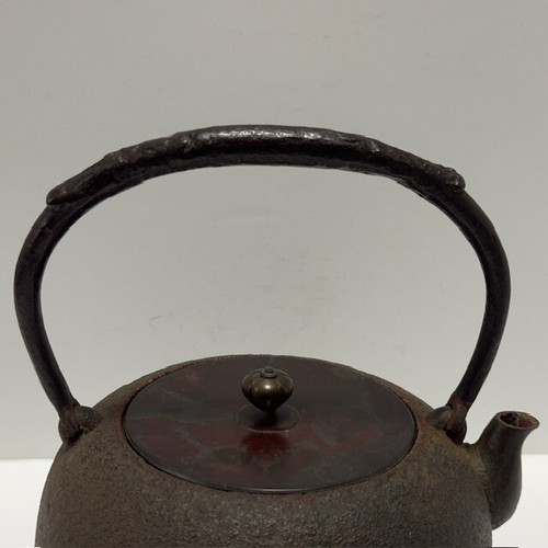 Japanese Tetsubin Iron Kettle Teapot By Seijudo Made in Japan Chanoyu Sado Chado - Picture 7 of 11