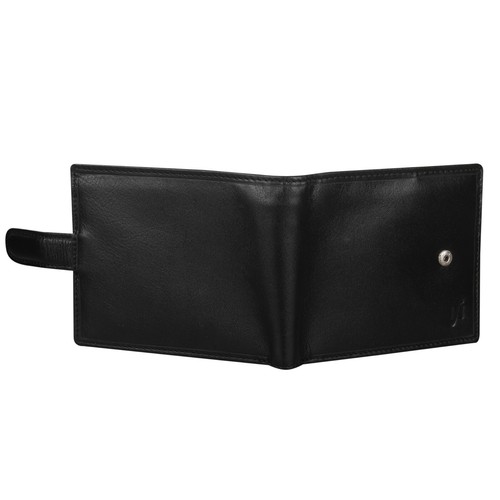 MENS RFID BLOCKING REAL LEATHER WALLET ID & COIN POCKET GIFT BOXED 1100 - Picture 4 of 14