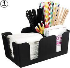 Co-Rect Plastic Bar Caddy with 6 Compartments Chrome