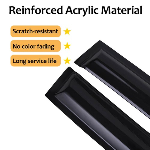 Para Toyota Corolla 2009-2013 JDM Estilo Mugen visera para ventana protector solar ventilación - Imagen 6 de 22