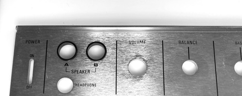 Sony STR-6046A Receptor estéreo Panel de placa frontal de metal para perillas de ajuste STR- - Imagen 5 de 7