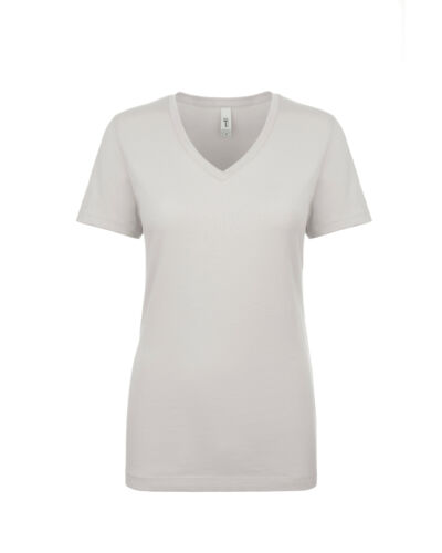 NL055 Next Level Apparel 1540 Womens Short Sleeve Ideal V-Neck Stylish T-Shirt - Picture 22 of 26