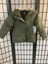 Swiss Tech Winter Parka Jacket. Unisex Kids Sz. Small 6-6x Dark Green