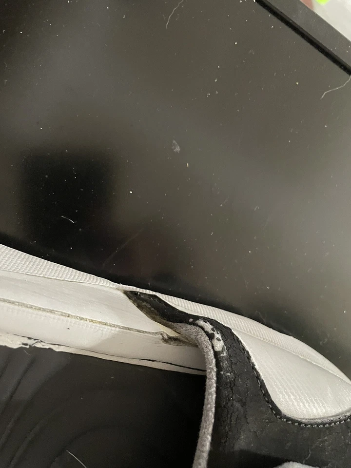 Nike Air Jordan Hydro 4 Slides/Sandalias Gris Negro 705163-004 C Fotos Para Defectos Foto 3 de 4