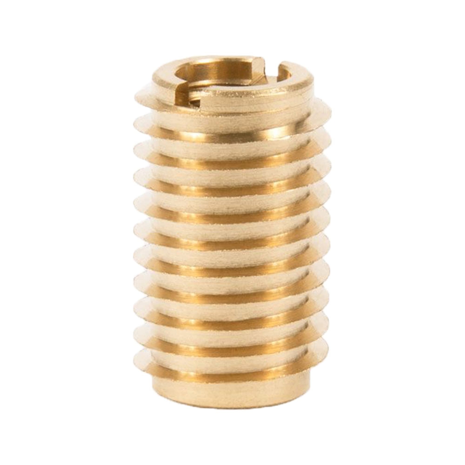 400-475 Threaded Insert for Hard Wood, Brass Thread Inserts, 1/4-20 Internal ...