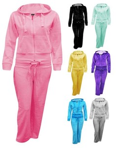 pink jogging suits plus size