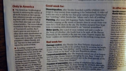 THE WEEK NOVEMBER 17,2023 WARNING SIGN U.S.& INTERNATIONAL MEDIA MAGAZINE - Picture 24 of 24