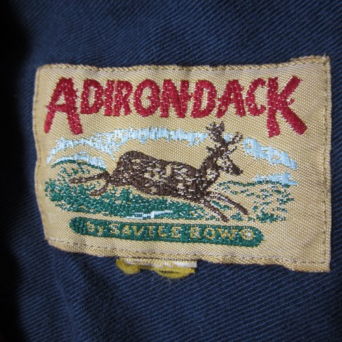 Vtg Adirondack by Seville Row Canvas Shirt Mens L Red Cotton Twill Button Front - Bild 6 von 7