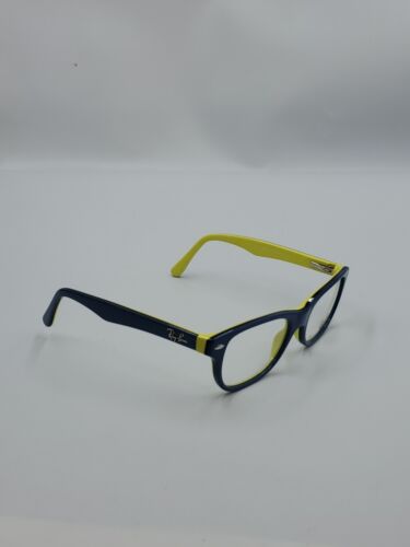 Genuine RAY-BAN JR RB 1555 3819 Blue/yellow Eyeglasses Frames Size 46-16-125 NEW - Picture 3 of 12