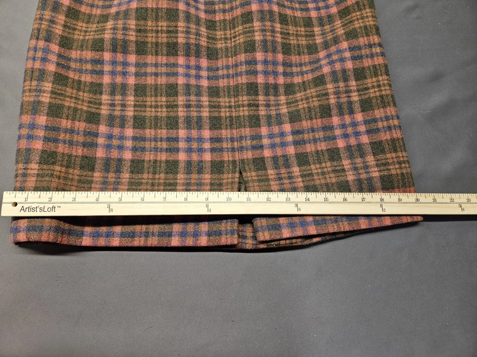 VTG Bill Blass for Saks Fifth Avenue Womens Skirt Sz 8 Pink Green 70's USA NWOT Foto 4 de 4