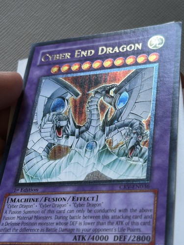 Yugioh Cyber End Dragon CRV Ultimate Rare 1st Ed VLP - Picture 5 of 23
