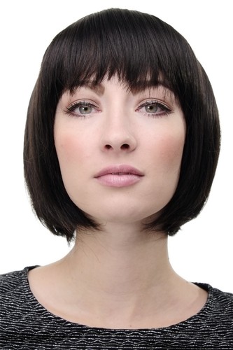 Sexy Bob Wig Straight Pony Smooth Short Ladies' Blonde Braun Black U. W.Colors - Picture 6 of 45