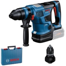 Bosch Akku-Bohrhammer BiTurbo GBH 18 V-34 CF Solo im Koffer, inkl. Wechselfutter