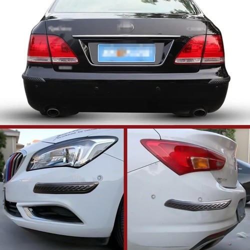 2X/4X Anti-Scratch Bumper Protector - Front & Rear Rubber Corner Cover Guard USA - Bild 11 von 12