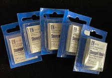 SHOWGARD SIZE "EH" 25/22 BLACK MOUNTS 5 PACKS OF 40, NEW WITH FREE SHIPPING!!!
