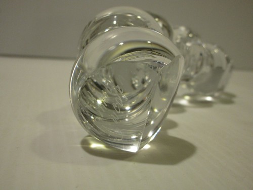 F.M. Ronneby Sweden Crystal Caterpillar Figurine - Imagen 6 de 6