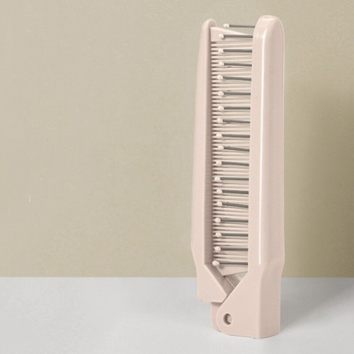 Plastic Portable Folding Hair Brush and Comb Travel Folding Hair Brush Pocket - Bild 4 von 10