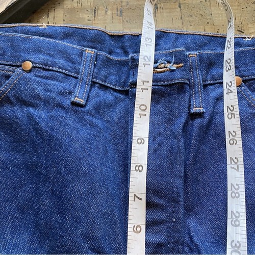 Wrangler Vintage 13MWZ Jeans Dark Wash Mens 37x26 USA 100% Cotton - Picture 12 of 14