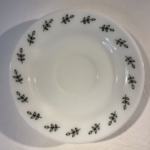 Pyrex Corning Green Leaf/Tulip Coffee Tea Cup & Saucer Replacement Pair Set - Picture 2 of 11