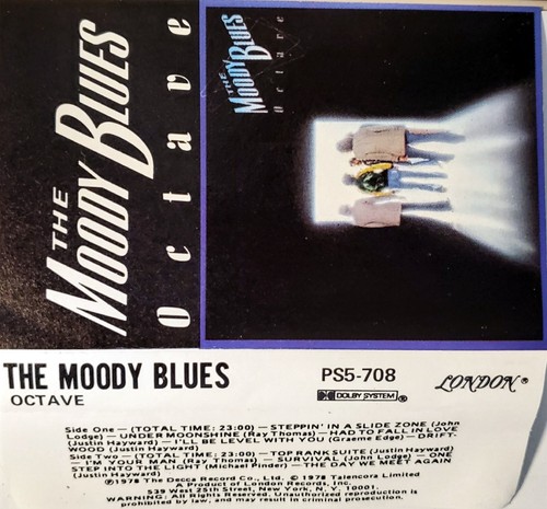 The Moody Blues-Octave Cassette, 1978 London NEAR MINT! - Picture 2 of 4