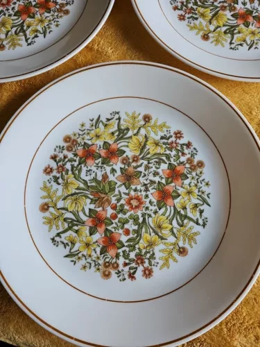 Corelle Indian Summer 10.25" Dinner Plates Set (3) Vintage