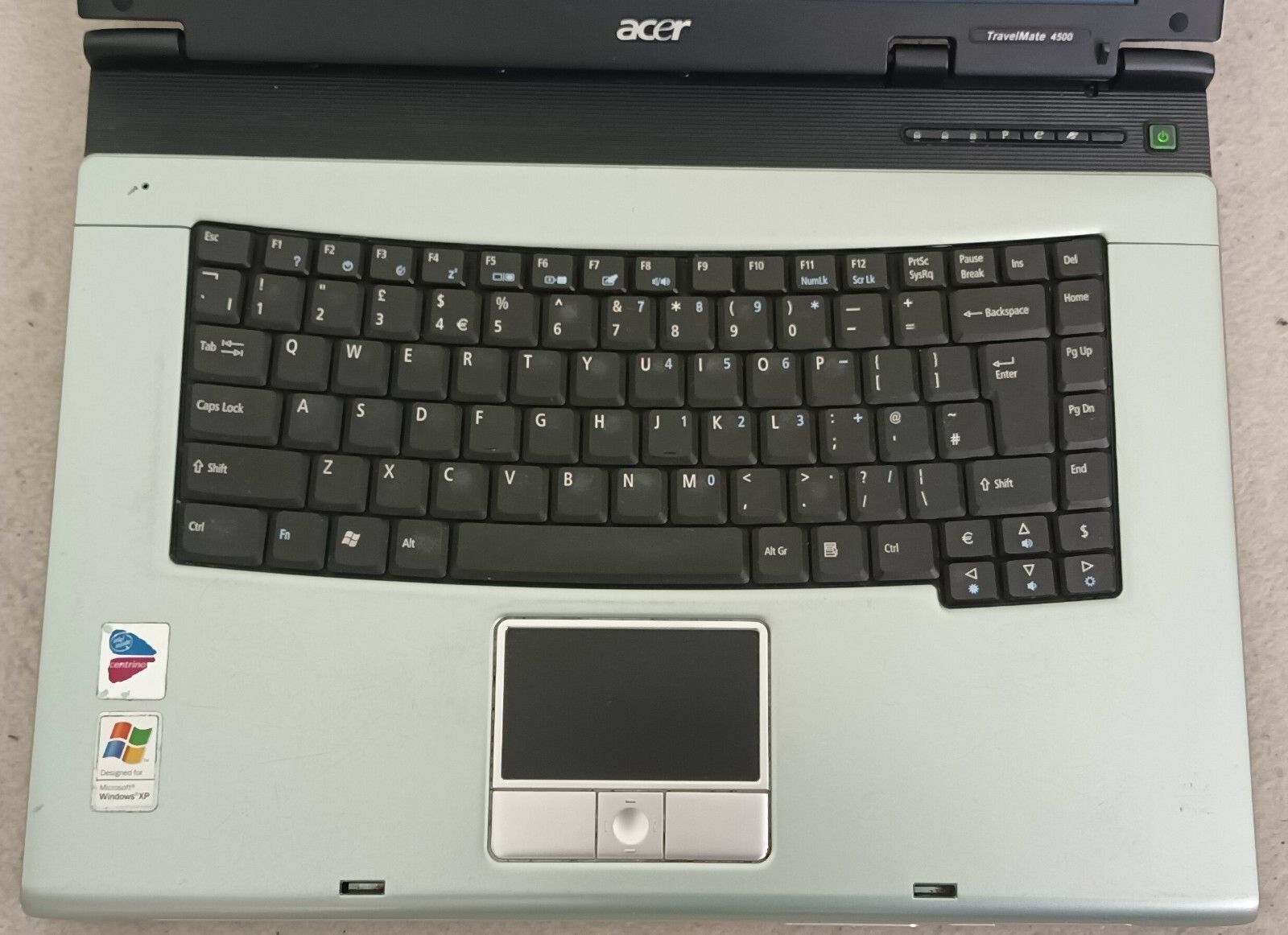 Acer Travelmate 4500/4502 ZL1 Laptop Notebook 15" 512MB 40GB Windows XP Office - Picture 12 of 24