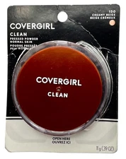CoverGirl Clean Pressed Powder Normal Skin Foundation 150 Creamy Beige **READ