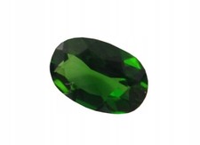 DIOPSIDE NATURALE ovale 6x4 mm per gioielli 1 pz.