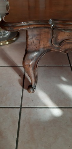 Tavolino salotto noce 1920 L cm 138 H cm 42 prof. cm 64 - Foto 8 di 9