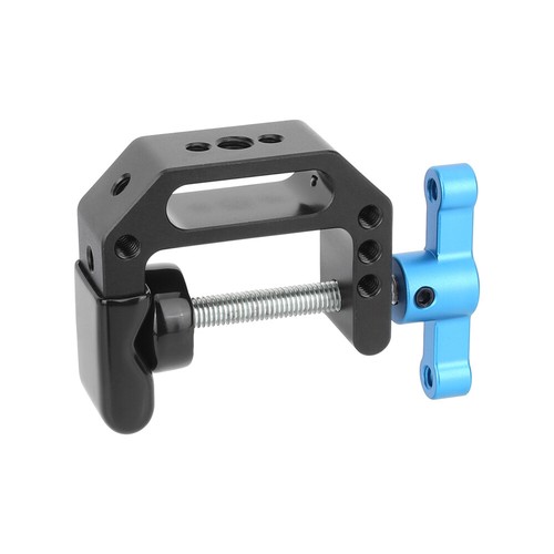 Camvate C-Klemmenhalterung mit 1/4"-20 und 3/8"-16 Gewinde für Kamera Monitor/Licht - Bild 5 von 7