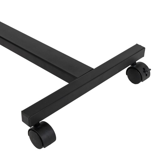 Mesa portátil móvil altura ajustable soporte convertidor escritorio elevador con rueda hogar - Imagen 7 de 12