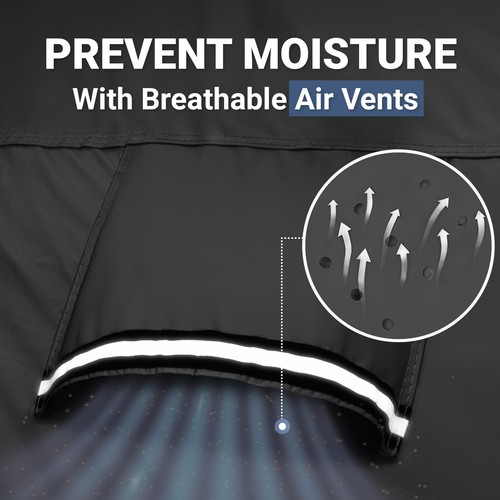 iCarCover Mazda Miata MX-5 Advanced Series Car Cover - Black Waterproof - Bild 6 von 30