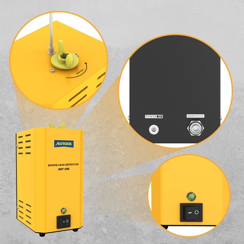 Car EVAP Smoke Machine Automotive Leak Detector Emissions Vacuum Diagnostic Tool - Imagen 9 de 17