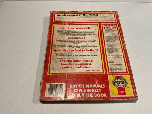 HAYNES Ford Pick-ups & Bronco 2WD 4WD Owners Workshop Manual 1980-1986 - Picture 2 of 4