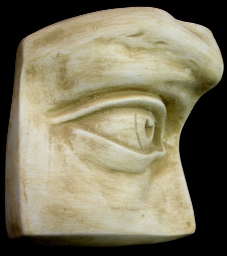 Greek Roman Art David Right Eye Wall Plaque Antique Finish - Picture 3 of 5