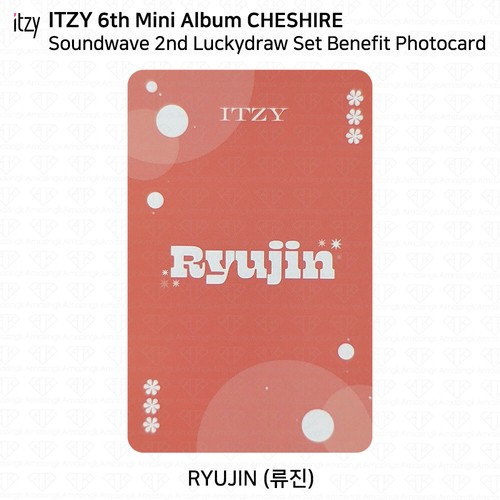 Tarjeta fotográfica ITZY 6º mini álbum Cheshire Soundwave 2º sorteo de la suerte versión benéfica - Imagen 38 de 52