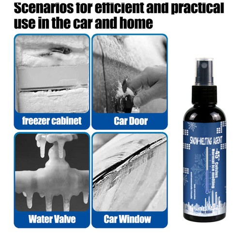 Windshield De-Icer Fast Ice Melting Spray Defrosting Frost Spray beautiful - Picture 4 of 7