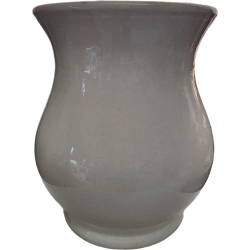 Bennett Pottery Large White Ironstone Slop Pot or Jardiniere