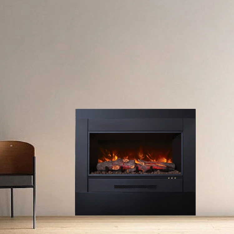 Fotomural Estándar Chimenea Calcomanía Llama Fuego Pared Vinilo Arte Realista Chimenea, e10 Foto 3 de 4