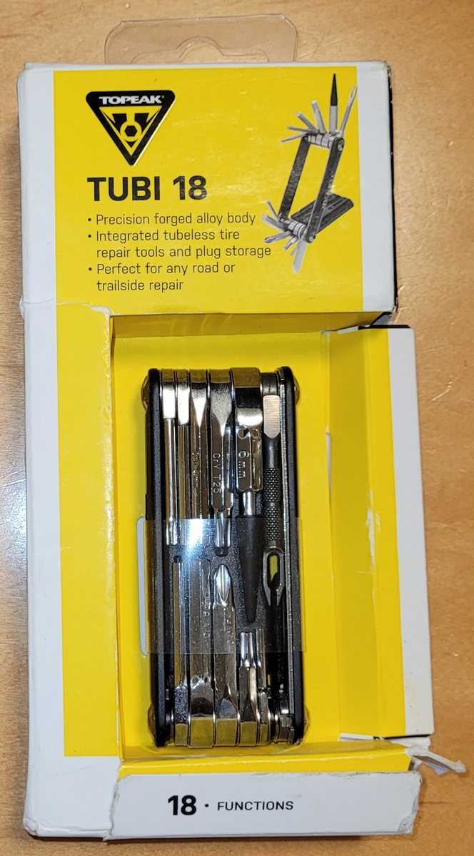 Topeak Tubi 18 Multi-tool Blade Topeak Tubi 18 Multi-Tool Tubeless