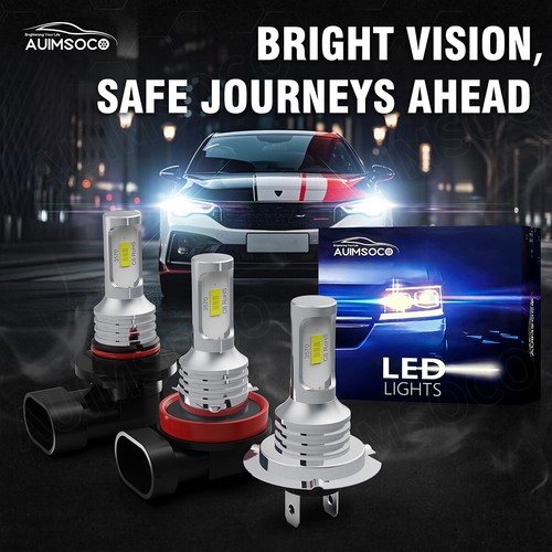 For Nissan Titan 2004-2015 6X Combo LED Headlight Hi/Lo Beam Fog Light Bulbs Kit - Picture 9 of 14