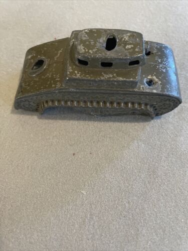 Vintage BARCLAY #43 Military Tank Lead Slush Toy USA 4562