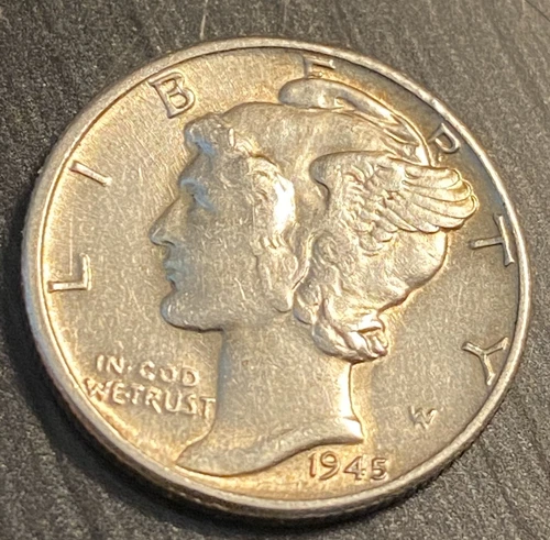1945 Mercury Dime Unc. Condition