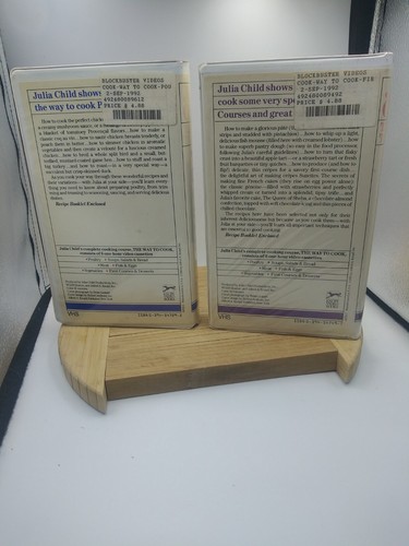 Julia Child The Way To Cook VHS Set Of 2. Poultry and First course and desserts. - Picture 7 of 14